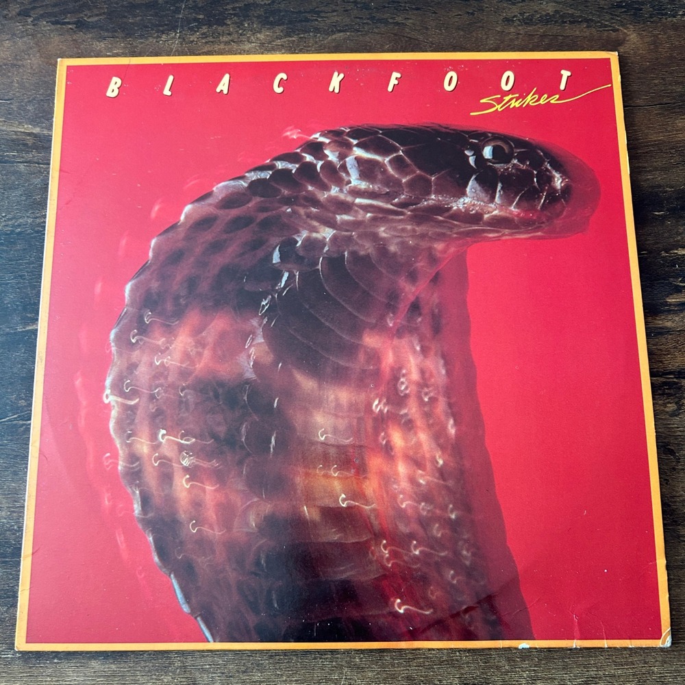 Blackfoot Strikes Vinyl LP Album 1979 ATCO SD 38-112 Southern Rock Good LP